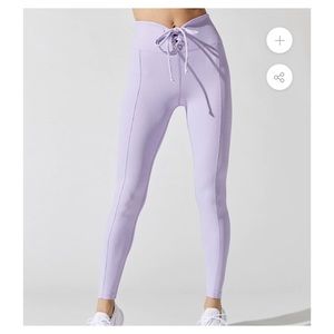 Year of Ours | Football Ribbed Lace-Up Legging.